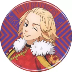 【中古】バッジ・ピンズ 佐野万次郎(マイキー/レッド) 描き下ろし缶バッジ 「まるくじ 東京リベンジャーズ チャイナ服ver.」 小吉07