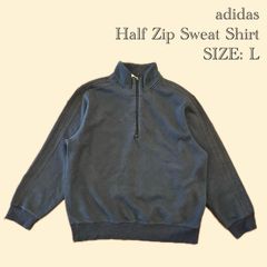 adidas Half Zip Sweat Shirt - L