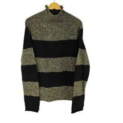 ジェイクルー J.CREW 90S ボーダーハイネックロールネックニット メンズ import：L 