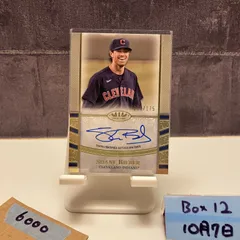 2021 Topps Tier One  Shane Bieber 076/175 直筆サインカード CLEVELAND INDIANS カード