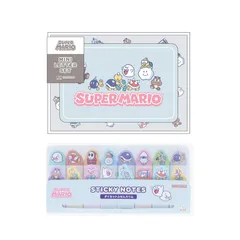2点まとめ　サンスター文具　任天堂　スーパーマリオ　【敵】　ミニレターセット＆ダイカット付箋スリム