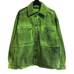 【OTTOLINGER】 22AW GREEN OVERSIZED DENIM JACKET オットリンガー グリーン オーバーサイズ デニムジャケット