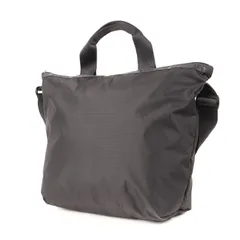 【美品】LeSportsac レスポートサック バッグ ダークグレー | デュラレックス イージー キャリー トート | DELUXE EASY CARRY TOTE | ショルダー 2WAY ナイロン | ブランド カバン【レディース】【中古】
