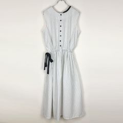 アプワイザーリッシェ 美品 ノースリーブ ロングシャツワンピース