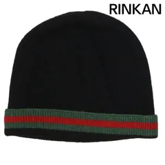 グッチ　シェリーライン　シルク　カシミヤ　ニット帽　ビーニー　ブラック　XL 2025年最新】GUCCI メンズ ニット帽・ビーニーの人気アイテム