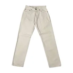 POLO RALPH LAUREN ポロ ラルフローレン ホワイトデニム パンツ ジーンズ W28 /白/メキシコ製/革パッチ/インパクト21