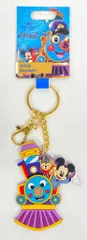 上海ディズニーリゾート keychain 奇妙1周年 FIRST ANNIVERSARY MICKEY&DUFFY(トレイン・エンジニア) SHDL