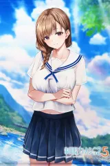 【中古】タペストリー [単品] 古賀希望(制服) B2タペストリー縦 「PC/Switchソフト 制服カノジョ2.5 WonderGOOオリジナル のぞみ先生との思い出セット」 同梱特典