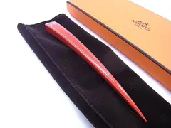 シェーヌダンクル】HERMES 簪かんざし赤エルメスケース付き