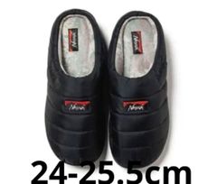 新品 ナンガ スブ オーロラ ウィンター サンダル ブラック 24-25.5cm NANGA(ナンガ) ×SUBU Winter Sandal (×スブ ウインターサンダル