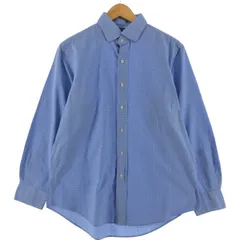 古着 ラルフローレン Ralph Lauren POLO by Ralph Lauren REGENT CUSTOM FIT ワイドカラー 長袖 コットンチェックシャツ/eaa525637