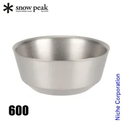 2025年最新】snow peak チタンダブルボウル 600の人気アイテム - メルカリ