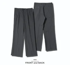 新品 未使用 JIGGYS SHOP(ジギーズショップ)ストレッチ２タックパンツ 217893 グレーのサムネイル