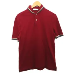 エルメネジルドゼニア Ermenegildo Zegna ポロシャツ 半袖 1/52 ワインレッド 101133のサムネイル