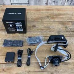 GENTOS LED ヘッドライト USB充電式  GH-101RG ANSI規格準拠 ブラック 【東大和店】