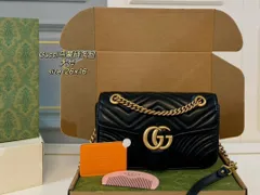 GUCCIグッチGG Marmontミニマモンチェーンバッグ、ハンドバッグ、リュックサック、小銭入れ、手首バッグ、財布、ショルダーバッグ、