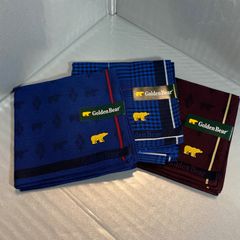 Golden Bear ゴールデンベア ハンカチ 日本製 綿100%