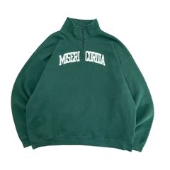 jansport half zip sweat【SW133】ジャンスポーツ　ハーフジップスウェット　緑　ＸＸＬ