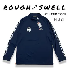 メンズ 未使用 ROUGH&SWELL モックネック 長袖 M ネイビー 2022 プル