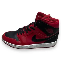 国内正規 NIKE AIR JORDAN 1 MID GYM RED ナイキ エアジョーダン 1 ミッド ジム レッド/ブラック-ホワイト(554724-660) スニーカー 30cm　76521A2