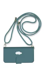 iPhone13 mini  ケース 手帳型 アイフォン13 ミニ スマホケース 携帯ケース かわいい おしゃれ 可愛い 人気 クリアケース 雲 ニコニコ くも 天気 cloud パステル ストラップ付 カラー04