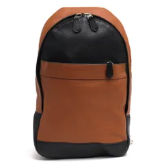 コーチ／COACH バッグ ショルダーバッグ 鞄 メンズ 男性 男性用 レザー 革 本革 ブラウン 茶  F71751 Campus Pack In Smooth Leather キャンパス パック スリングバッグ ボディバッグ シボ革 シュリンクレザー バイ