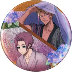 【中古】バッジ・ビンズ 糸師冴＆士道龍聖 「ブルーロック トレーディンググリッター缶バッジ 五月雨」