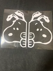 スヌーピーホワイトバージョン２枚セット