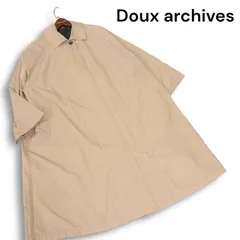 Doux archives ドゥアルシーヴ 春秋に♪ オーバーサイズ Aライン ステンカラー コート Sz.M　レディースのサムネイル