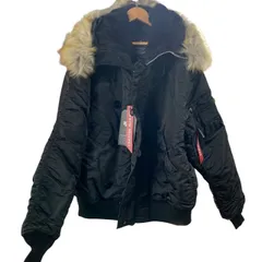 ♪3167 ALPHA INDUSTRIES N-2B フライトジャケット アルファインダストリーズ N-2B 未使用 保管品 Lサイズ メンズ ミニタリージャッケット