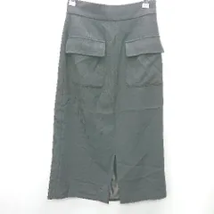 ◇ Θ le. Coeur blanc ルクールブラン ロング丈 タイト スカート サイズ36 ブラック系 レディース E  【1409100030426】