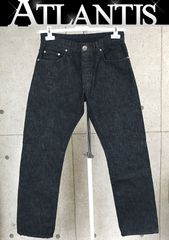CHROME HEARTS 銀座店 クロムハーツ 未使用 5ポケット ジーンズ フレアニー スターパッチ クロスボタン デニム パンツ メンズ SV925 size:30 インディゴ 98545