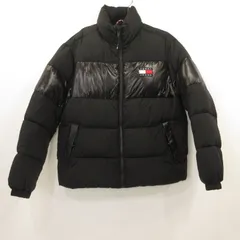 【姫路東店】 中古 TOMMY JEANS | トミージーンズ ダウンジャケット TONAL COLORBLOCK PUFFER DM0DM11207 ブラック サイズ：S 【94】