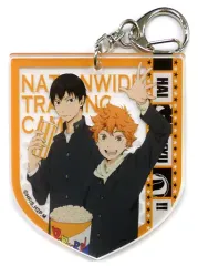 【中古】キーホルダー・マスコット(キャラクター) 日向翔陽＆影山飛雄 アクリルキーホルダー 「ハイキュー!! 烏野高校排球部 秋の全国一斉強化合宿 in シアター」