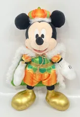 東京ディズニーリゾート ぬいぐるみバッジ/復刻デザイン TDR40周年 MEMORY-GO-ROUND ミッキー(かぼちゃ)/DISNEY HALLOWEEN 2005 パンプキンキングダム 40周年