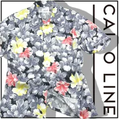 【新品】 CAL O LINE ／ キャルオーライン　アロハシャツ 日本製 半袖シャツ ハイビスカス ヴィンテージ コットン シャツ キャル オー ライン ハワイ ｜ 春夏のサムネイル