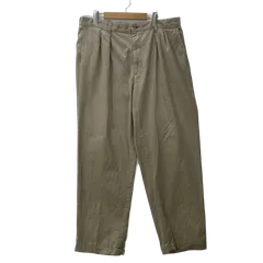 90's vintage TOMMY HILFIGER 90年代 トミーヒルフィガー ツータックパンツ チノパンツ ボトム オーバーサイズ ビッグシルエット DOMINICAN製 38 30サイズ ベージュ