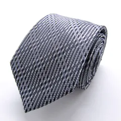 タカキュー ブランド ネクタイ チェック柄 格子柄 PO メンズ ネイビー TAKA Q 【中古】