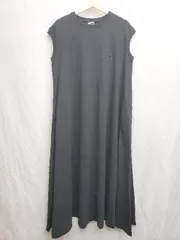 ◇ Champion チャンピオン ノースリーブ ロング丈 ワンピース サイズS ブラック レディース P  【1408200011007】
