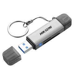 2-in-1カードリーダー Type-C OTG対応 SD/TF同時読み書き 最高100MB/ｓ超高速転送 3.2 MacBook、Windows USB SDカードリーダー PC、Androidスマホ、タブレットに対応 HIKSEMI