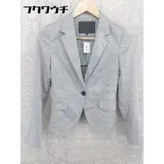 ◇ UNTITLED アンタイトル 長袖 テーラード ジャケット サイズ1 グレー レディース 【中古】 【1002801863562】