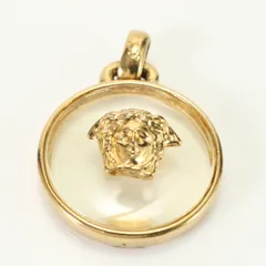 美品 ジャンニ ヴェルサーチ メデューサ ペンダント ネックレス トップ ゴールド アクセサリー メンズ レディース TJE 1030-E6【中古】のサムネイル
