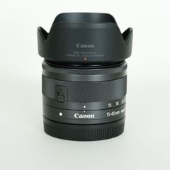 良品｜純正フード付] Canon EF-M15-45mm F3.5-6.3 IS STM [グラファイト] / キヤノンEF-Mマウント - メルカリ