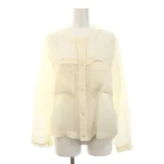 ロペピクニック ROPE Picnic 24SS シアーブラウスカーディガン 長袖 38 アイボリー /HK ■OS