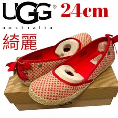 綺麗　アグ　インダー バーラップ エスパドリーユ キャンバススリッポン　24cm