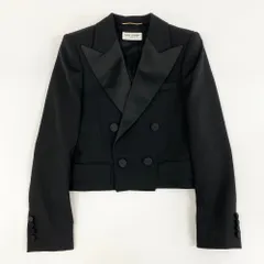 美品✨ SAINT LAURENT テーラードジャケット　ブラック　44 サンローラン Saint Laurent テーラードジャケット 44 エディ期