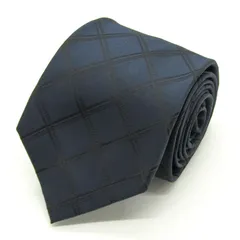 パーフェクトスーツ ブランド ネクタイ 格子柄 PO メンズ ネイビー P.S.FA 【中古】