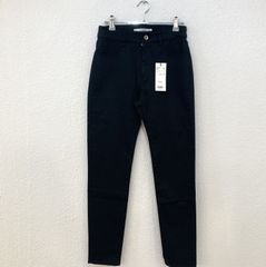 【美品】【新品タグ付き】 ★ロングシーズン着用できるスキニーパンツ★ カラースキニー  【M】 ブラック 黒 PB850138AL