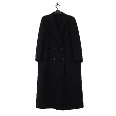 BURBERRYS チェスターコート　カシミア　モノグラム　総柄　ブラック　M BURBERRYS チェスターコート カシミア モノグラム 総柄 ブラック