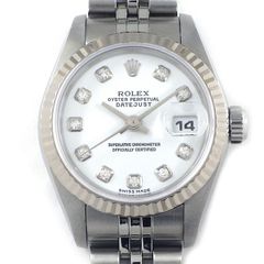ロレックス Rolex 腕時計 デイトジャスト 79174G Y番 2002年 ホワイト文字盤 デイト K18WG SS 自動巻き 【箱・保付き】 【中古】のサムネイル